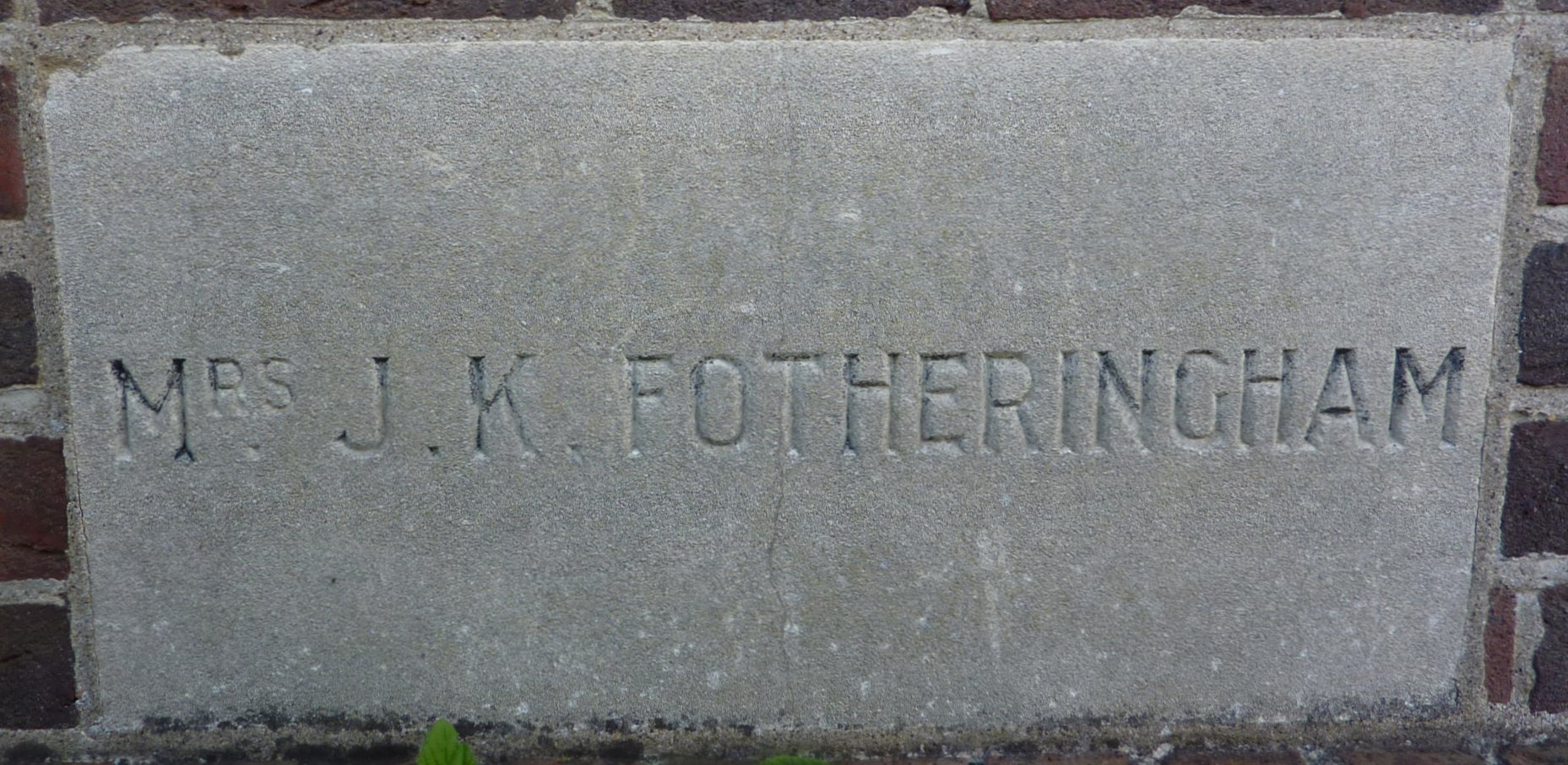 South Oxford Baptist Church 1938 Fotheringham stone smaller