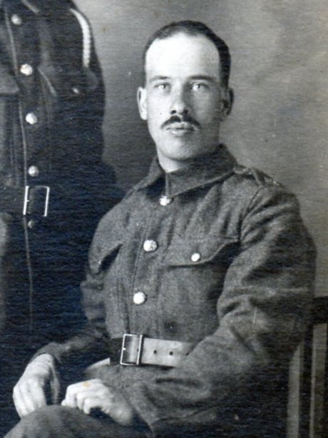 Ernest Wright seated Clive Browning via William Willmot Feb 2021 cropped