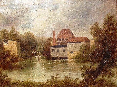 [Weirs Paper Mill, painting]