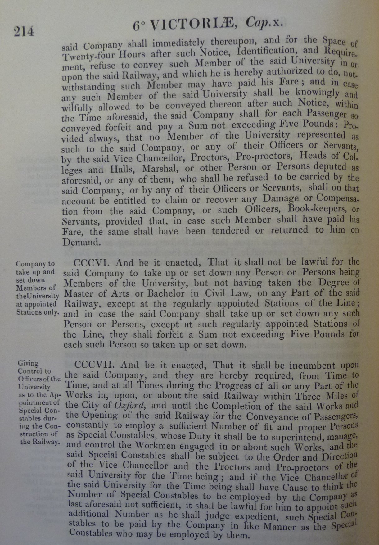[GWR Oxford Act of Parliament 1843 (7) university control 2]