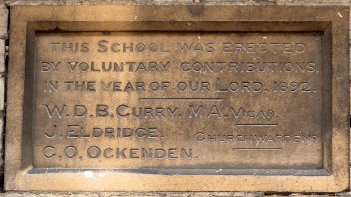New Hinksey school stone